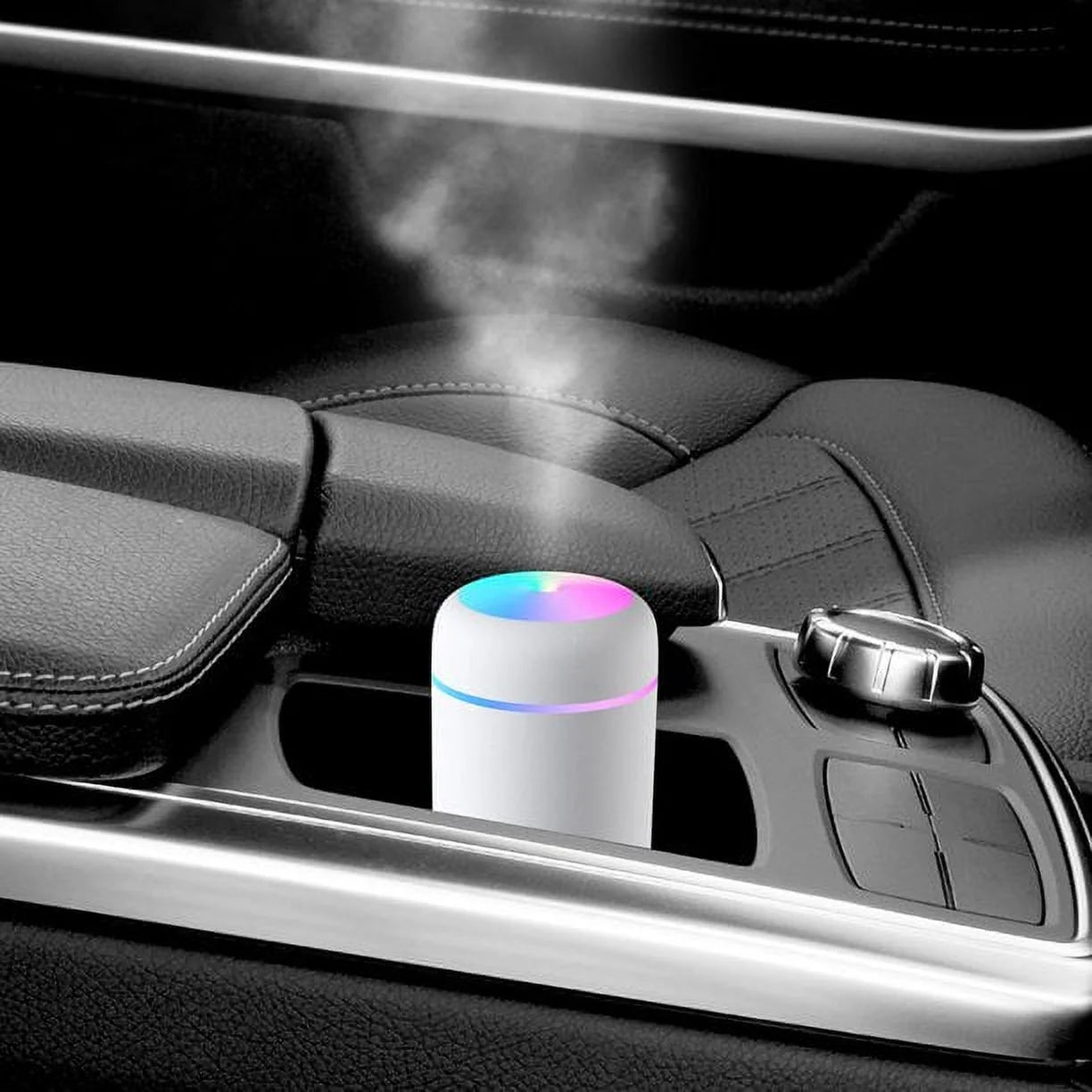 Air Humidifier 300Ml Ultrasonic Aroma Essential Oil Diffuser Mini USB Cool Mist Maker Aromatherapy with Colorful Light C