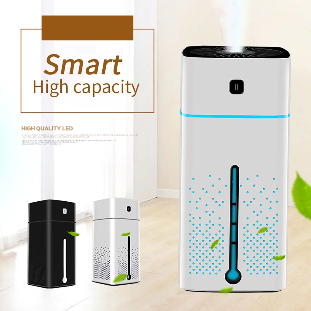 1L Cool Mist Humidifier for Bedroom Large Room Living Room Large Capacity Humidifier with Sterilize and Essential Oil Diffuser Aroma Oil Diffuser White Clearance