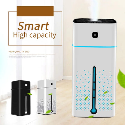 1L Cool Mist Humidifier for Bedroom Large Room Living Room Large Capacity Humidifier with Sterilize and Essential Oil Diffuser Aroma Oil Diffuser White Clearance