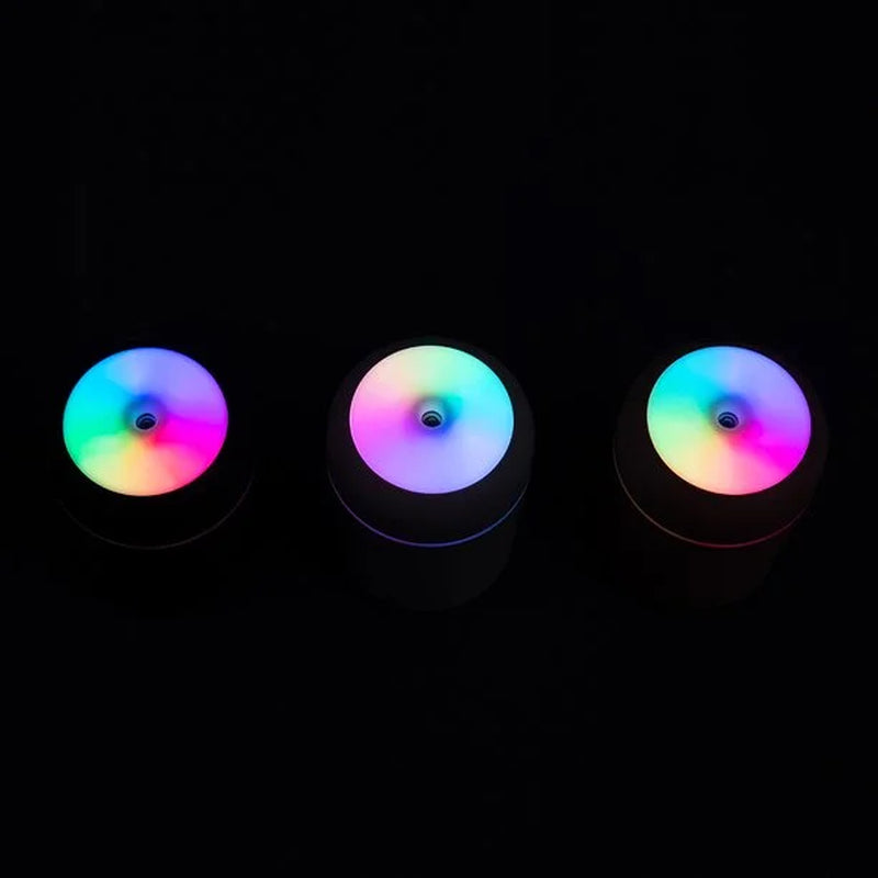 Air Humidifier 300Ml Ultrasonic Aroma Essential Oil Diffuser Mini USB Cool Mist Maker Aromatherapy with Colorful Light C